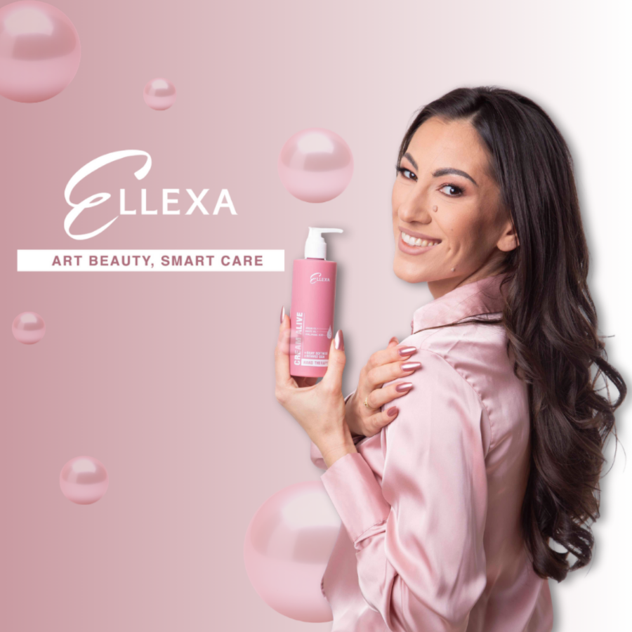 Крем за ръце ELLEXA Alive в ръцете на жена