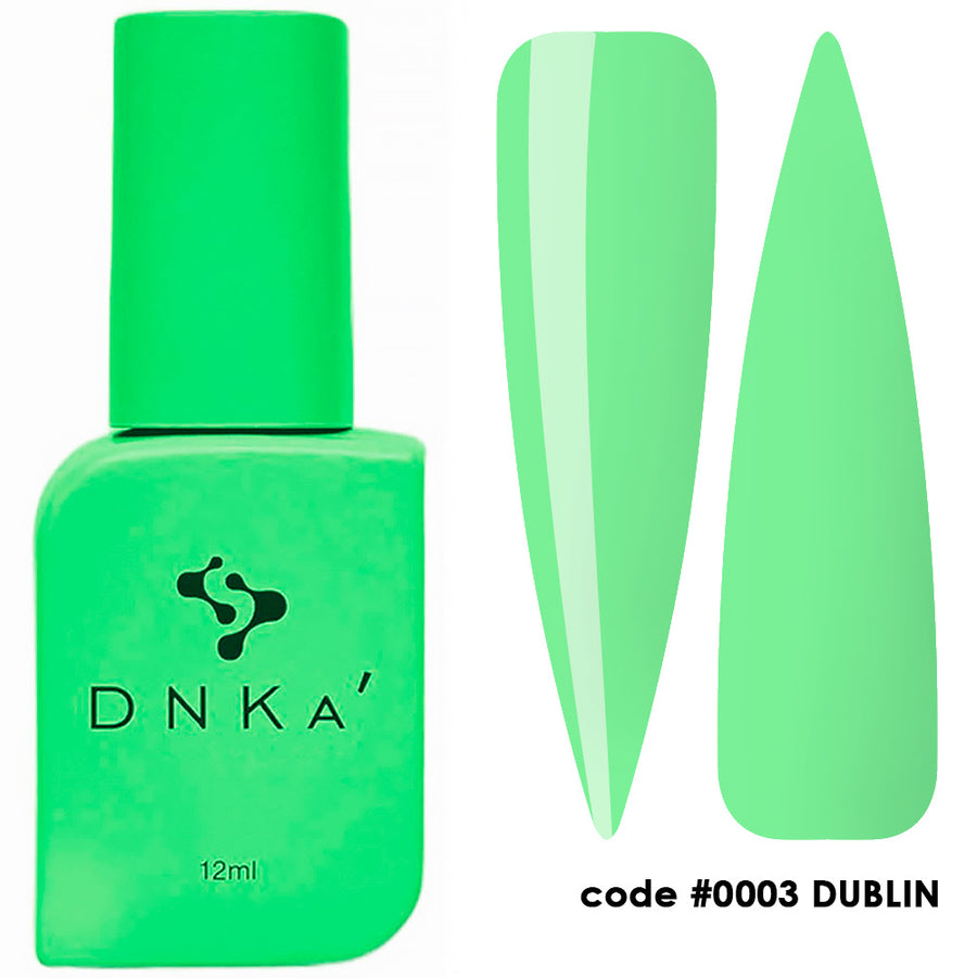 Топ покритие "DNKa" #0003 Dublin 12 ml – зелен нюанс
