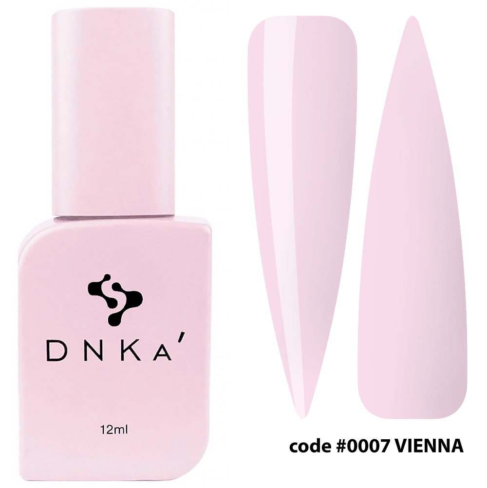 Топ покритие "DNKa" #0007 Viena 12 ml – розов нюанс