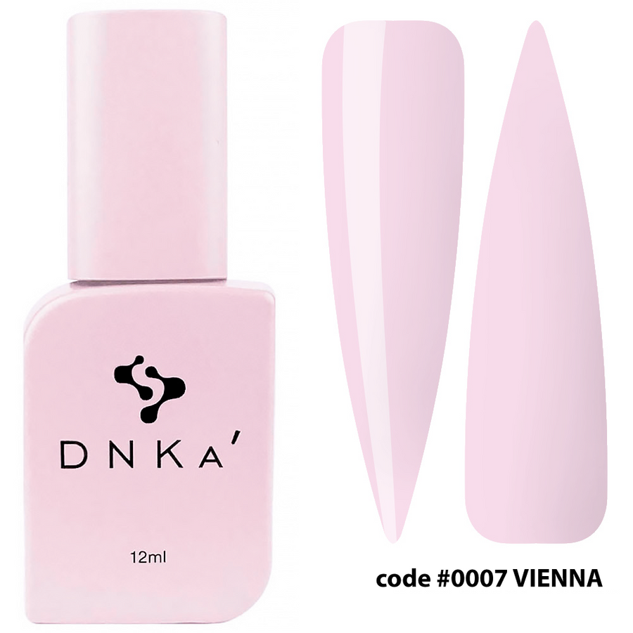 Топ покритие "DNKa" #0007 Viena 12 ml – розов нюанс