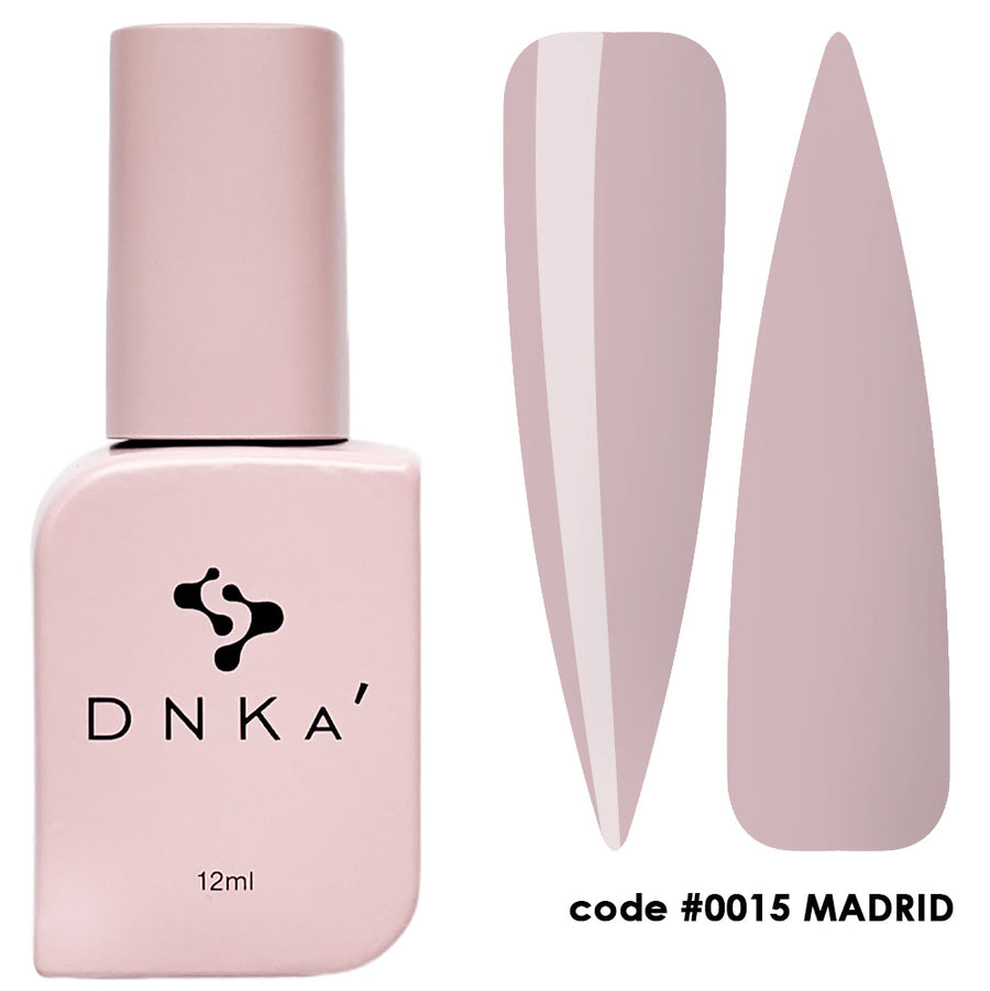 Топ покритие "DNKa" #0015 Madrid 12 ml – бежов нюанс