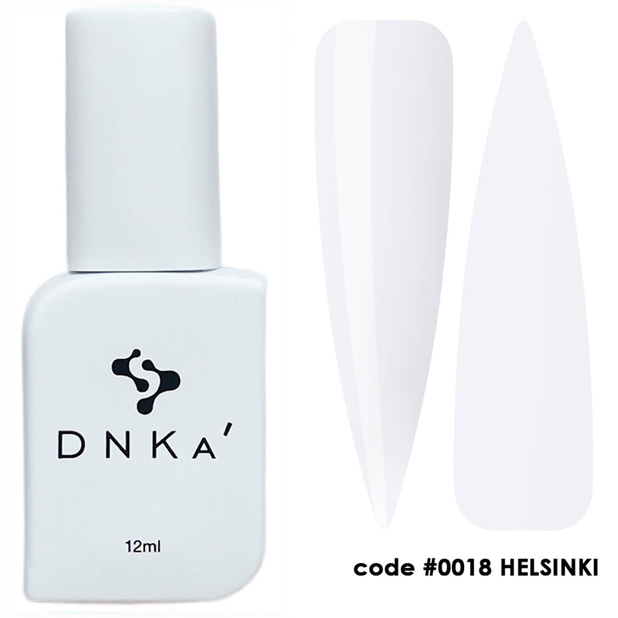 Топ покритие "DNKa" #0018 Helsinci 12 ml – бял нюанс