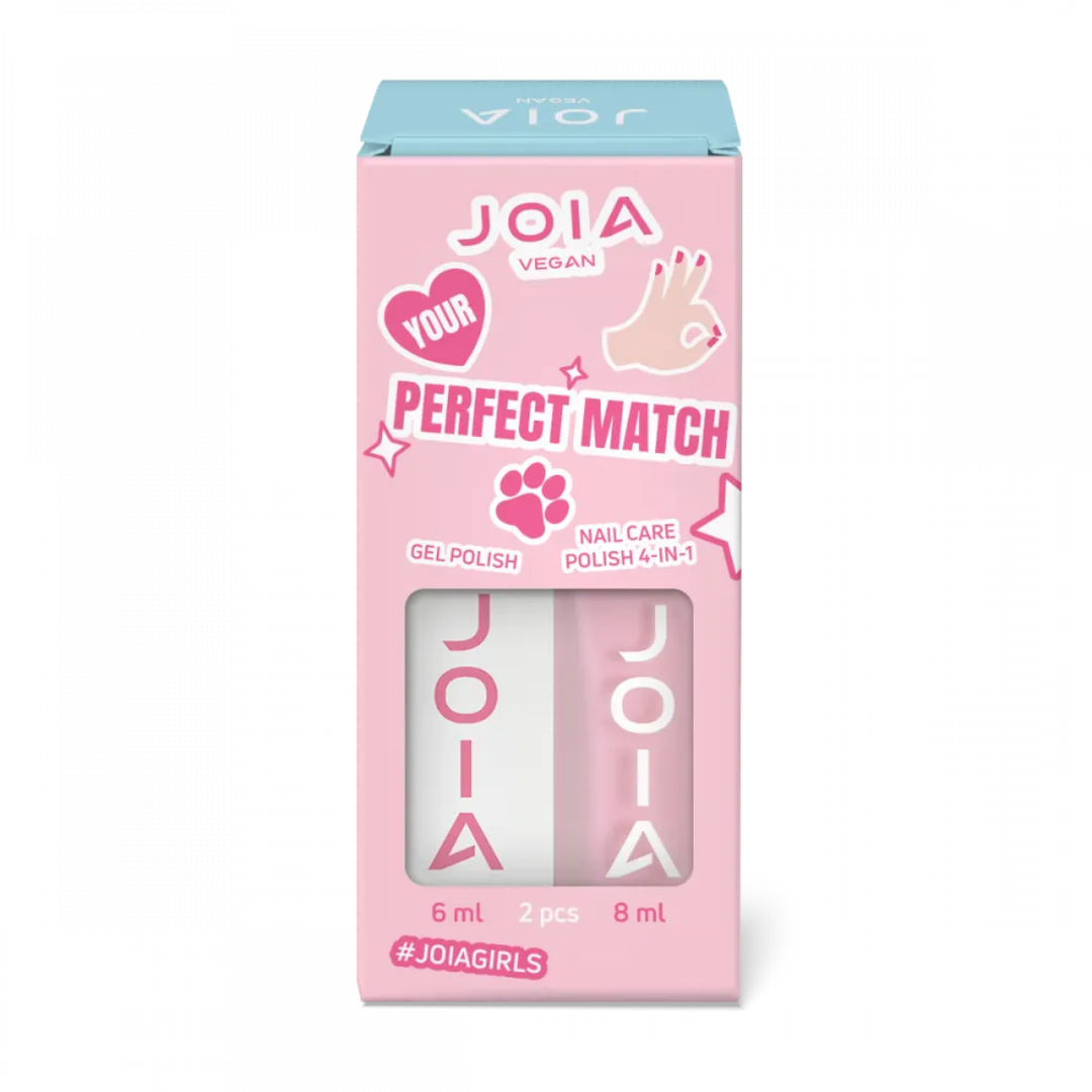 Сет 002 Perfect match Joia vegan, Bubble Gum – розов нюанс