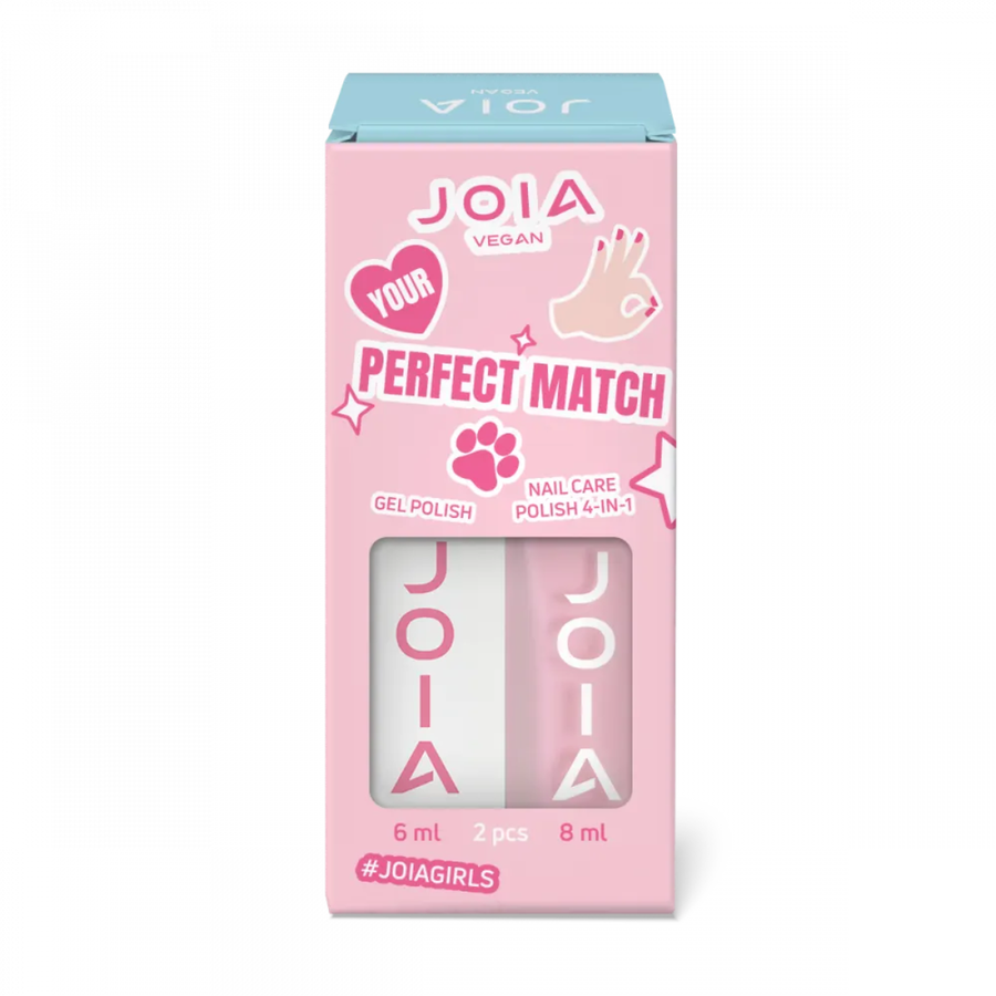 Сет 002 Perfect match Joia vegan, Bubble Gum – розов нюанс
