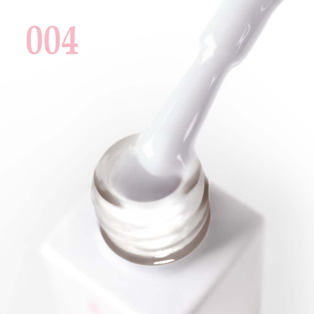 Гел лак 004 JOIA vegan, 6 ml – четката с продукта до шишенцето