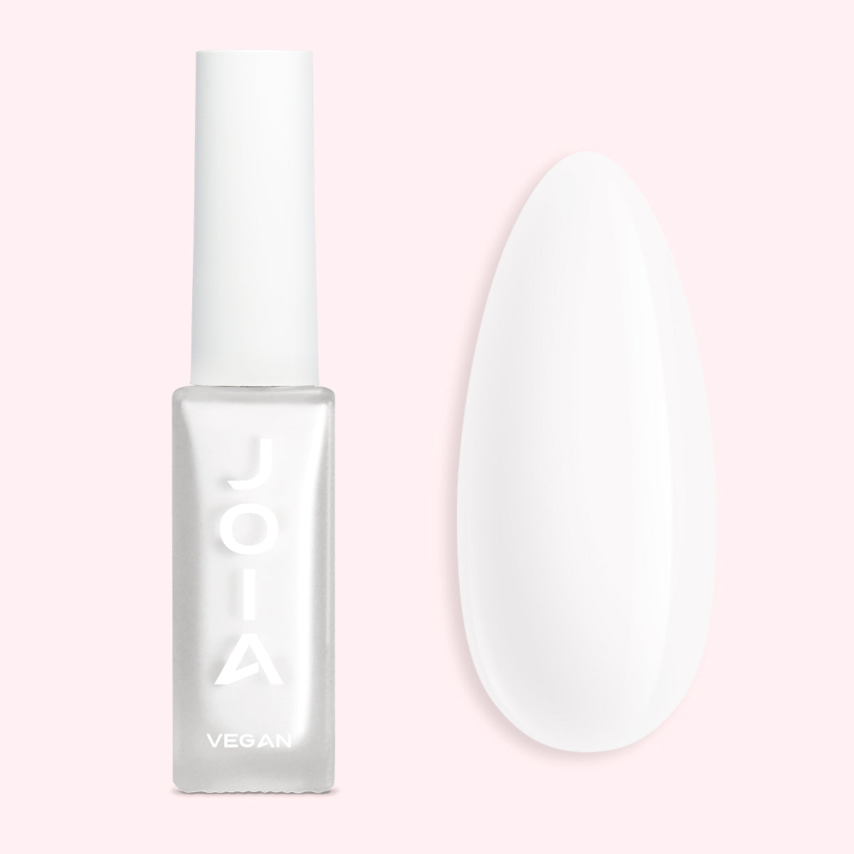 Подхранващ лак за нокти 4 в 1 JOIA vegan, 01 Ideal white, 8ml