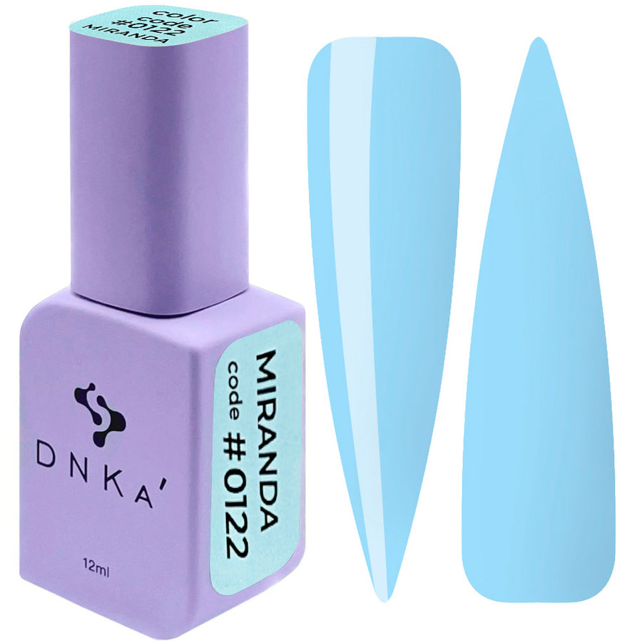 Гел лак "DNKa" #0122 Miranda 12 ml – син нюанс