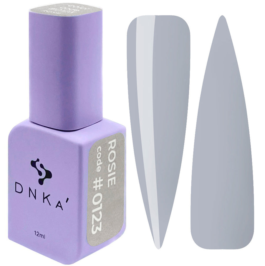 Гел лак "DNKa" #0123 12 ml – сив нюанс