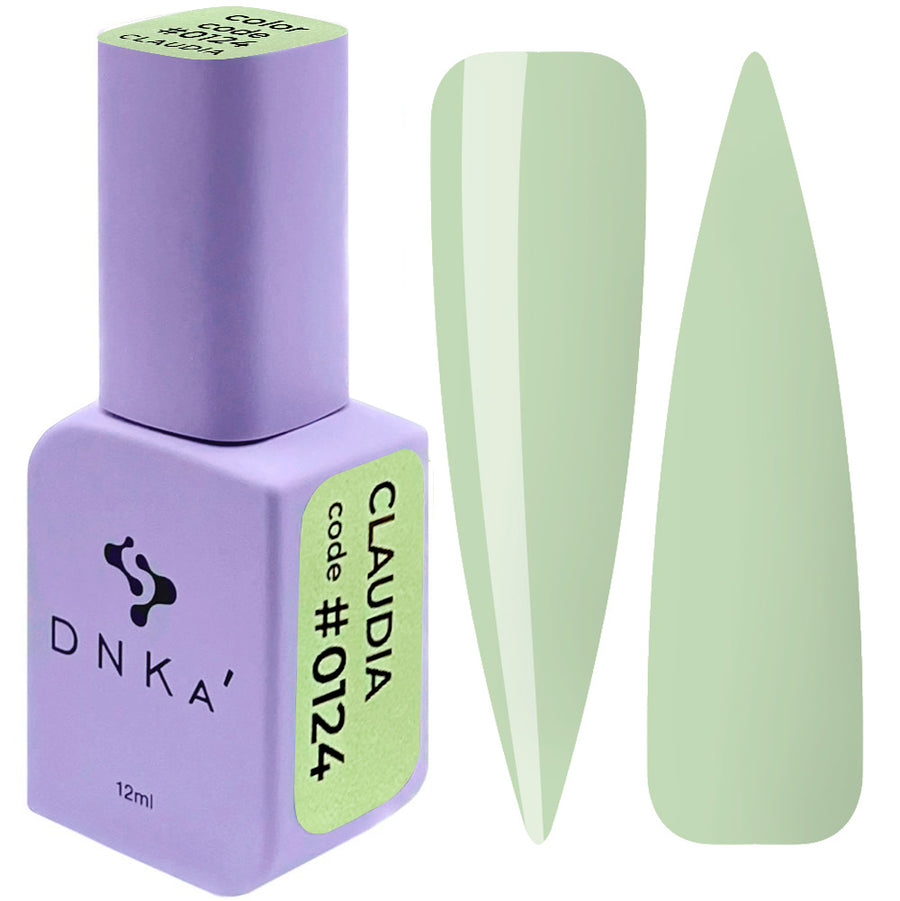 Гел лак "DNKa" #0124 12 ml – зелен нюанс