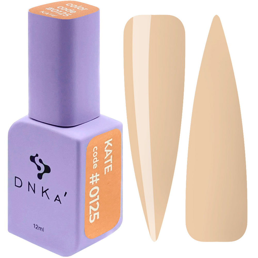 Гел лак "DNKa" #0125 12 ml – бежов нюанс