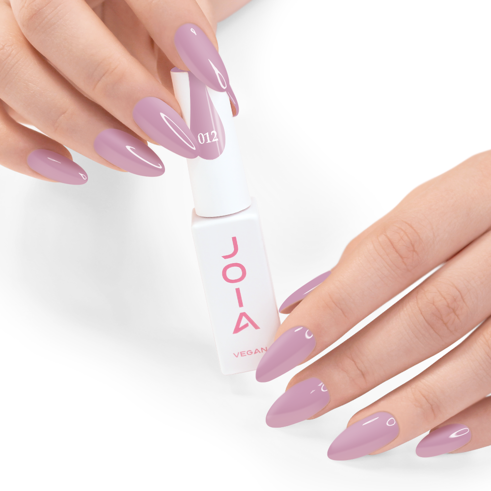 Гел лак 012 JOIA vegan, 6 ml – шишенцето в ръка