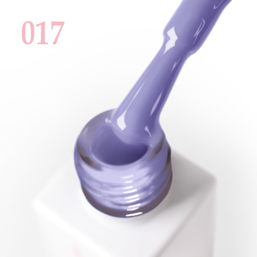 Гел лак 017 JOIA vegan, 6 ml – четката с продукта до шишенцето