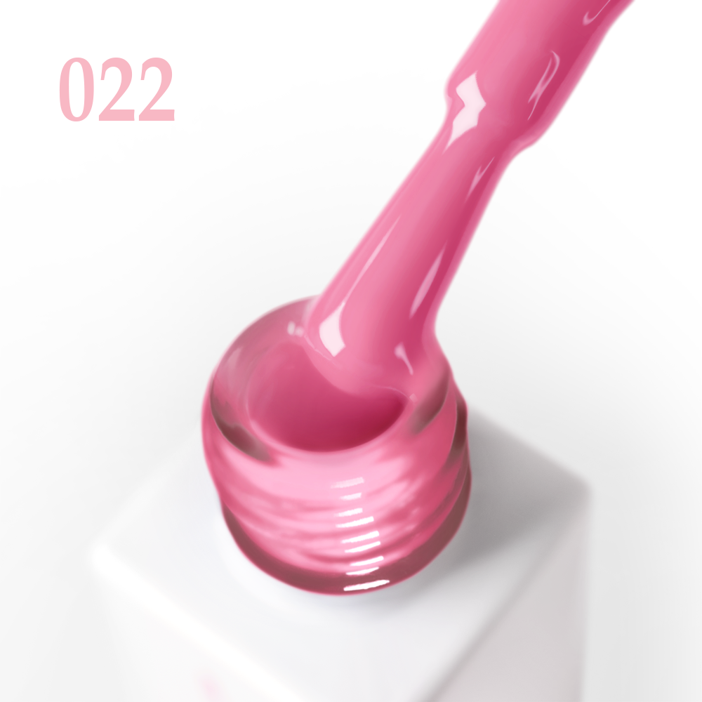 Гел лак 022 JOIA vegan, 6 ml – четката с продукта до шишенцето