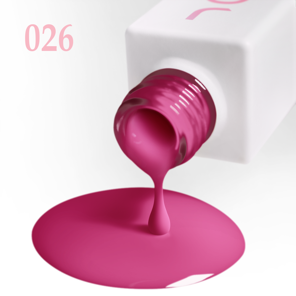 Гел лак 026 JOIA vegan, 6 ml – макро кадър на текстурата