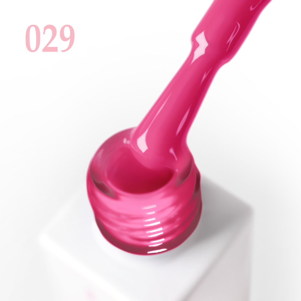 Гел лак 029 JOIA vegan, 6 ml – четката с продукта до шишенцето