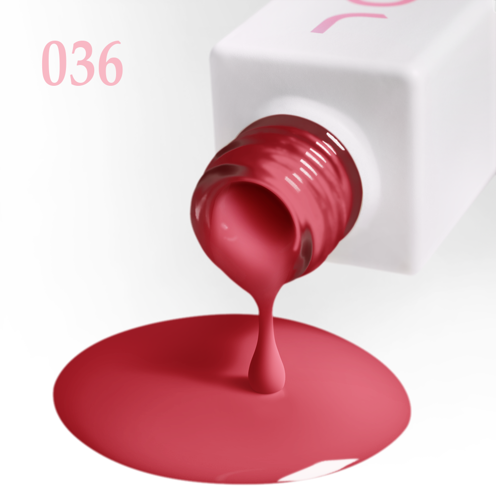 Гел лак 036 JOIA vegan, 6 ml – макро кадър на текстурата