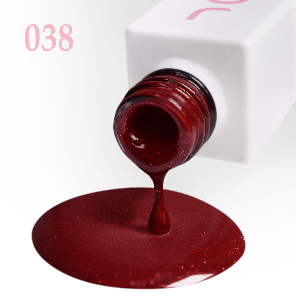 Гел лак 038 JOIA vegan, 6 ml – макро кадър на текстурата