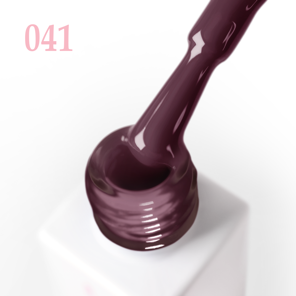 Гел лак 041 JOIA vegan, 6 ml – четката с продукта до шишенцето