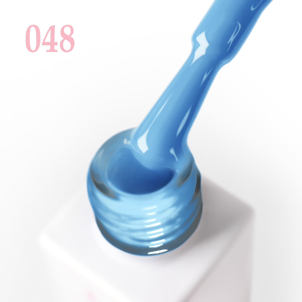 Гел лак 048 JOIA vegan, 6 ml – четката с продукта до шишенцето