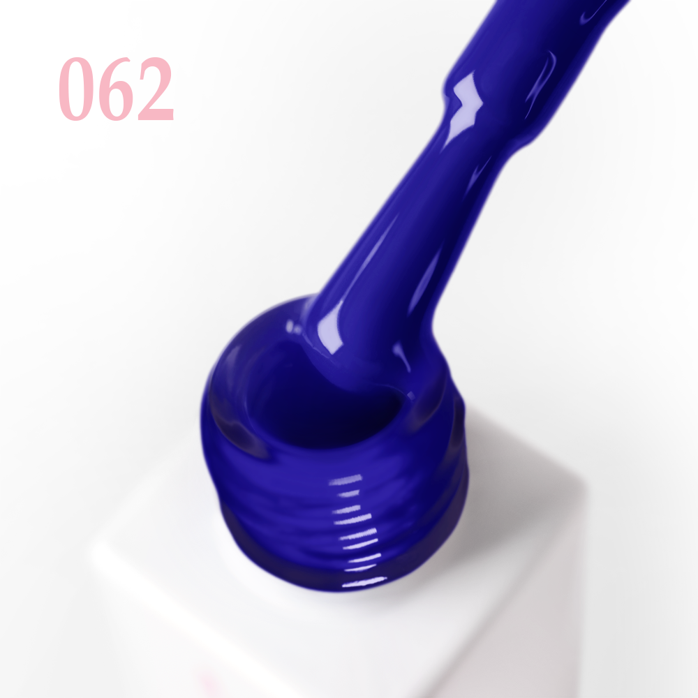 Гел лак 062 JOIA vegan, 6 ml – четката с продукта до шишенцето
