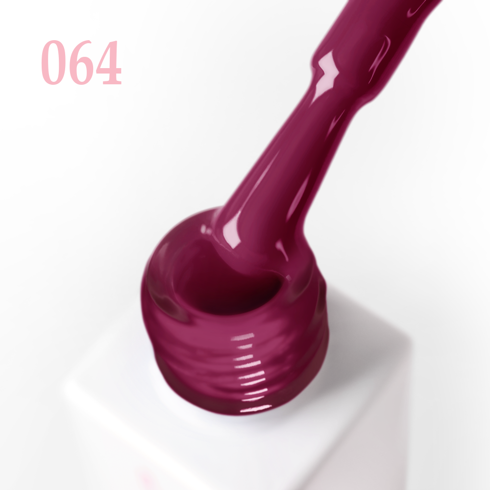 Гел лак 064 JOIA vegan, 6 ml – четката с продукта до шишенцето