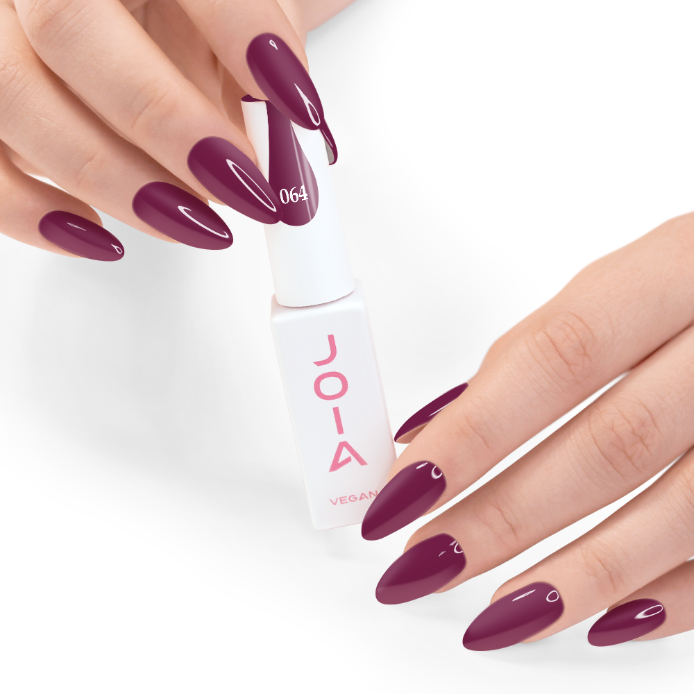 Гел лак 064 JOIA vegan, 6 ml – шишенцето в ръка