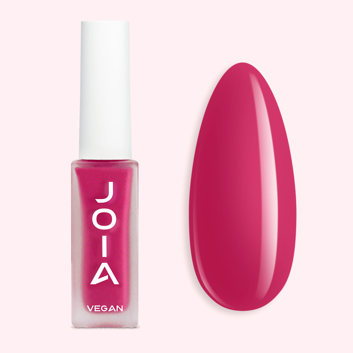 Подхранващ лак за нокти 4 в 1 JOIA vegan, 07 Fuchsia flame, 8ml