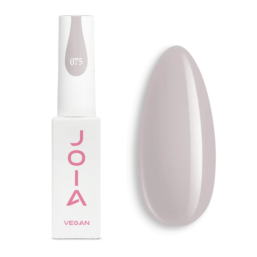 Гел лак 075 JOIA vegan, 6 ml – бежов нюанс, многоцветен