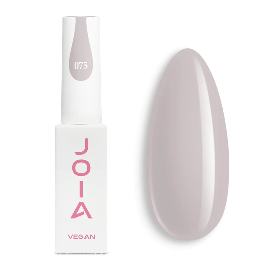 Гел лак 075 JOIA vegan, 6 ml – бежов нюанс, многоцветен