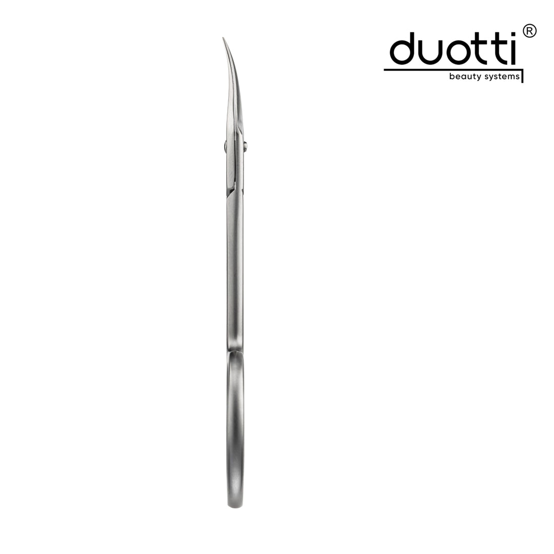 Професионална ножица за кожички Duotti за левичари PRO LH, матирана, L-90 mm, остриета 17 mm – допълнителна снимка 7
