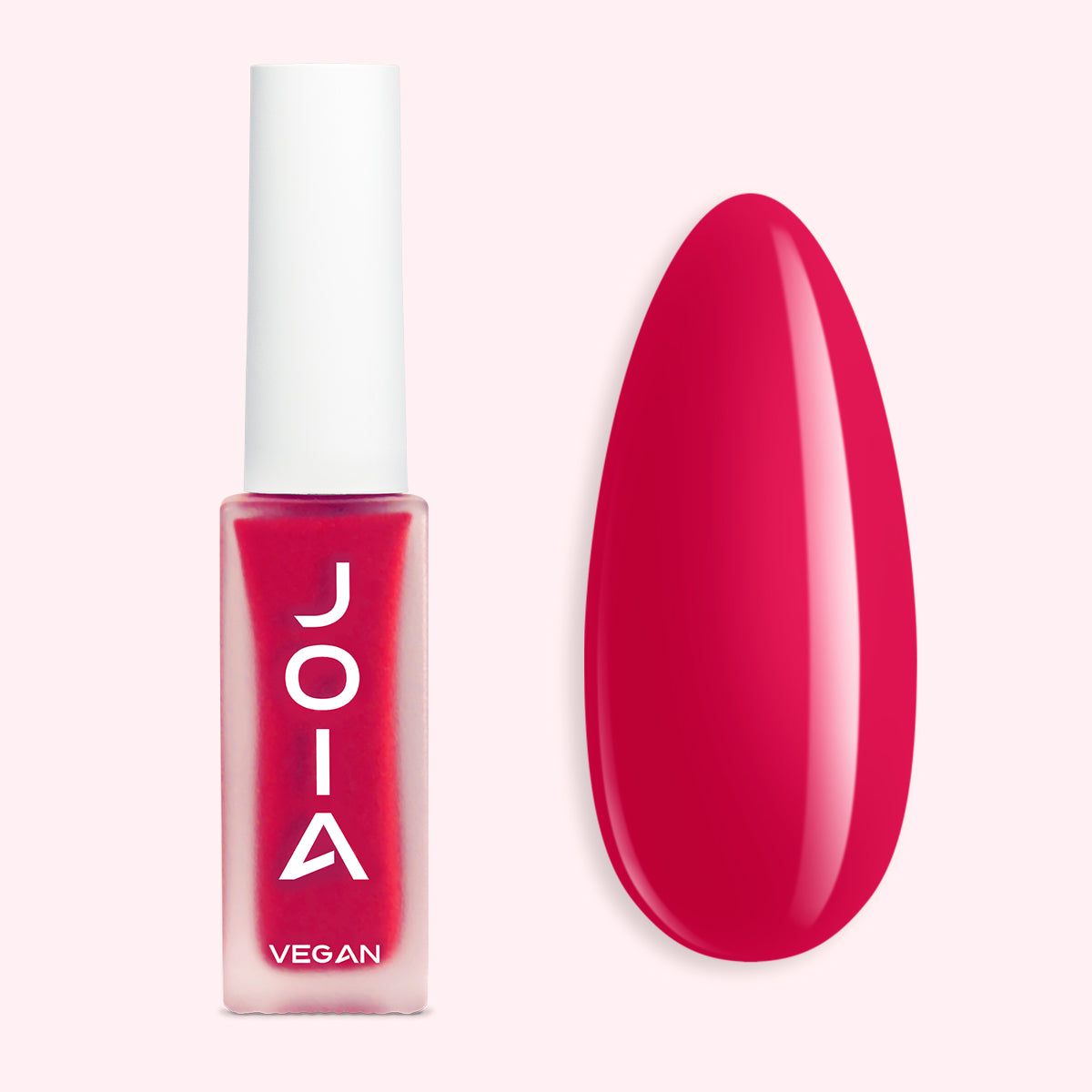 Подхранващ лак за нокти 4 в 1 JOIA vegan, 08 Red passion, 8ml