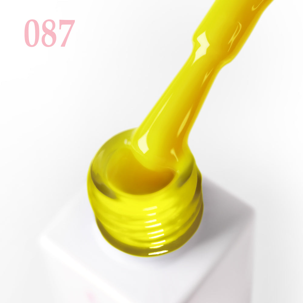 Гел лак 087 JOIA vegan, 6 ml – четката с продукта до шишенцето