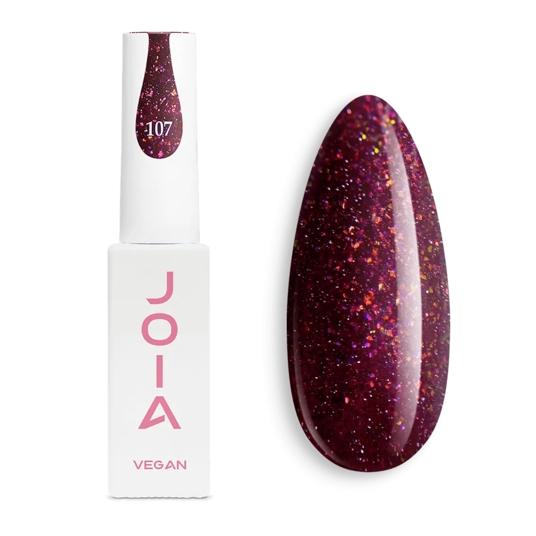 Гел лак 107 JOIA vegan, 6 ml – червен нюанс