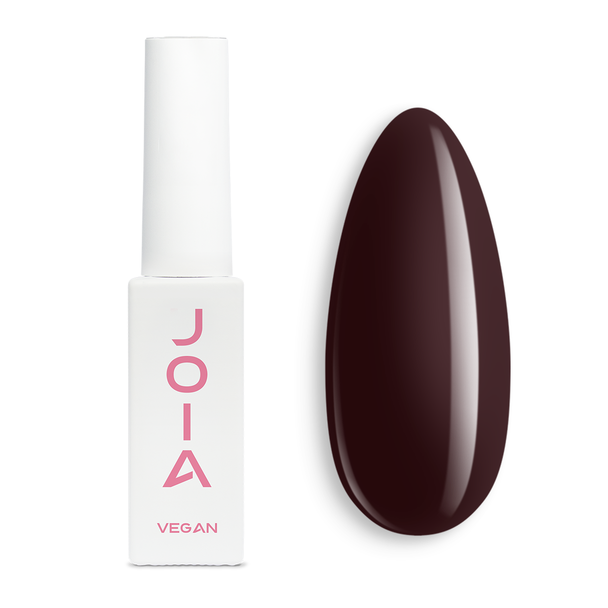 Гел лак 13GP JOIA vegan, 6 ml – шишенцето и типсове с нанесен цвят