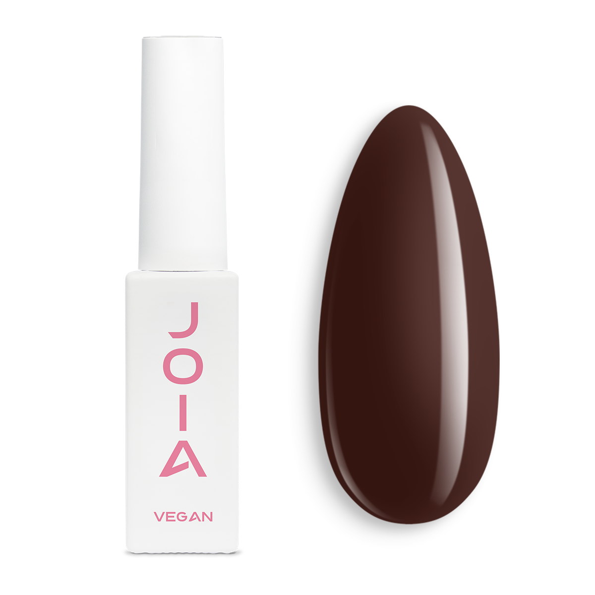 Гел лак 14GP JOIA vegan, 6 ml – шишенцето и типсове с нанесен цвят