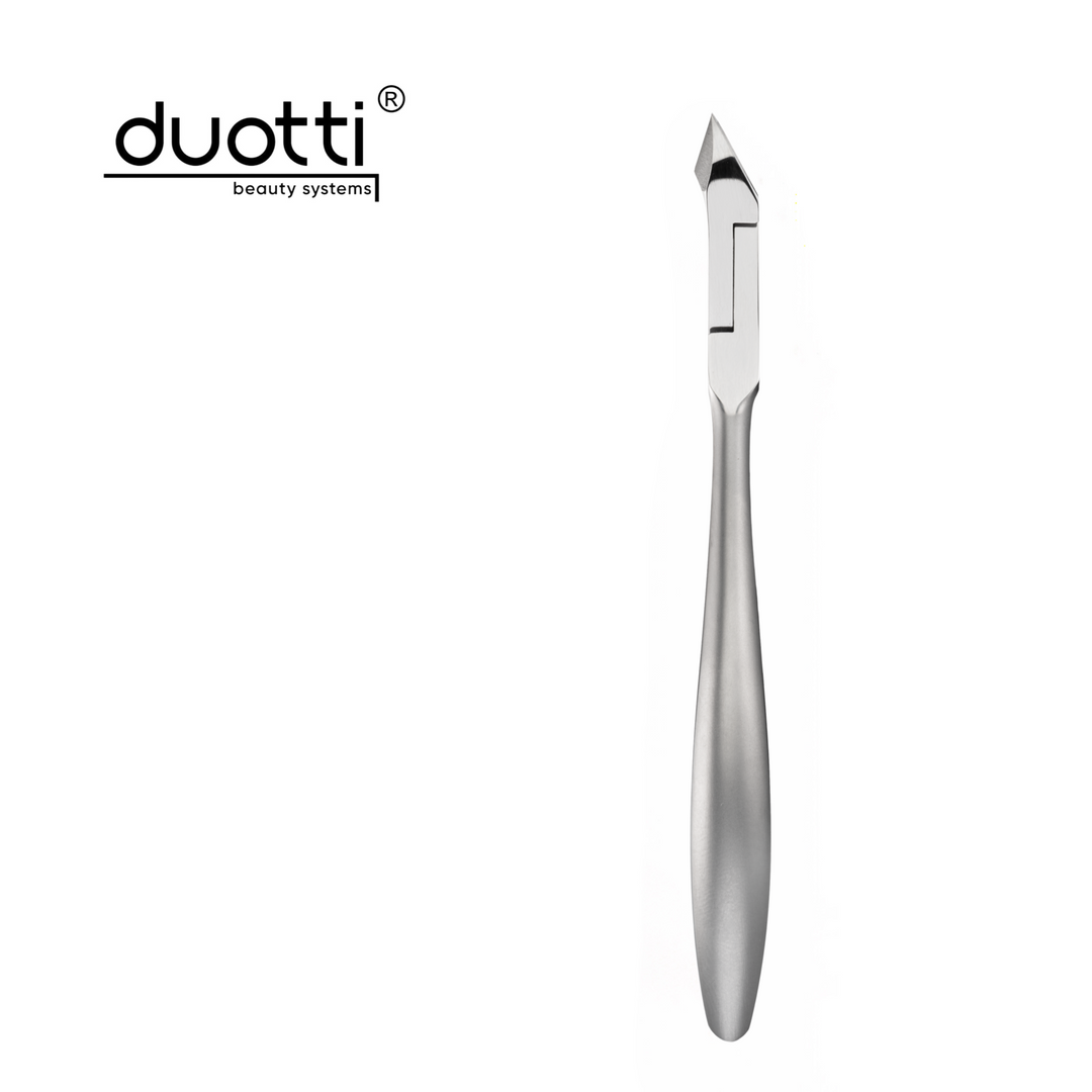 Професионални клещи за кожички Duotti PRO 01, матирани, L-111 mm, остриета 7 mm – Duotti Beauty Systems за професионални нокти