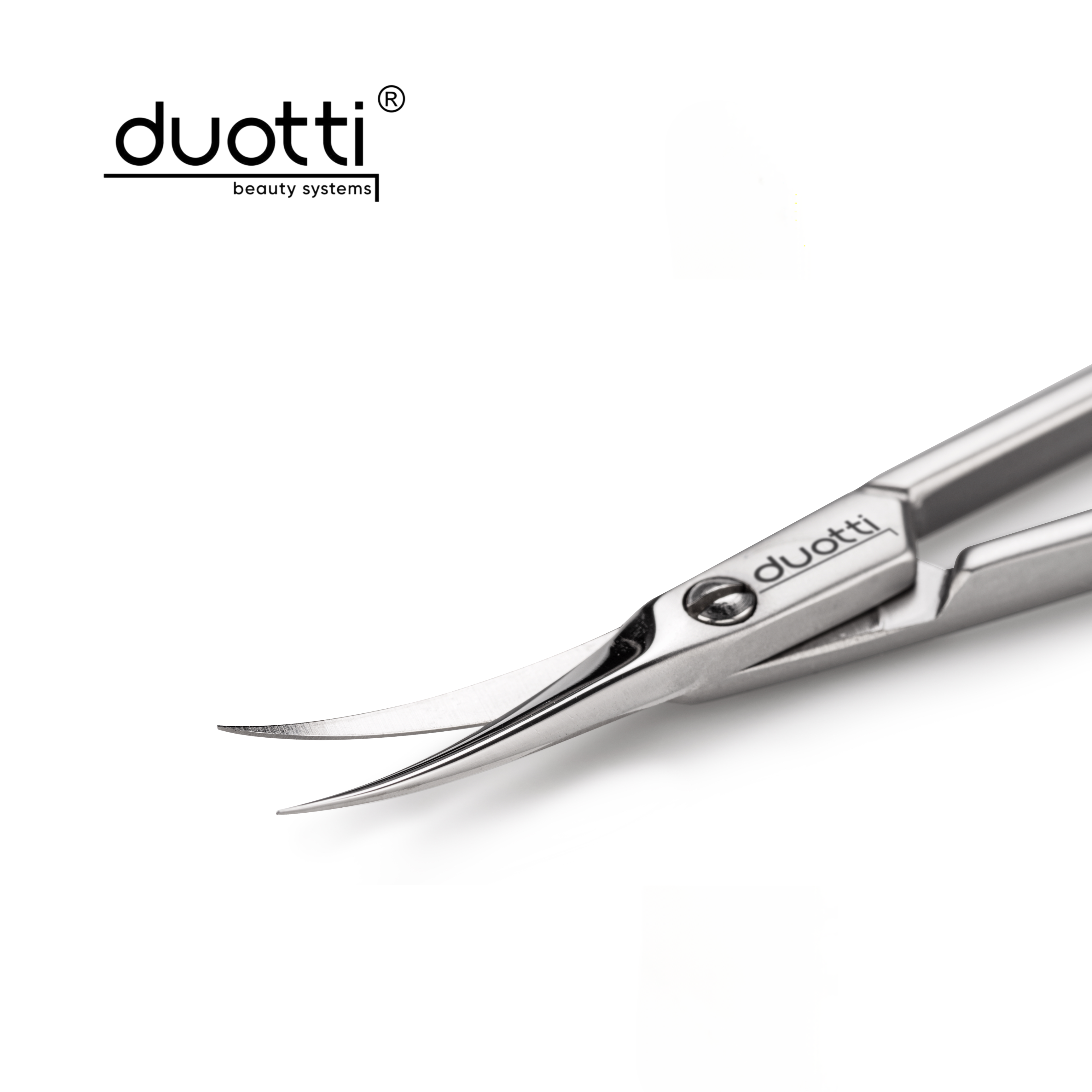 Професионална ножица за кожички Duotti PRO 01, матирана, L-91 mm, остриета 19 mm