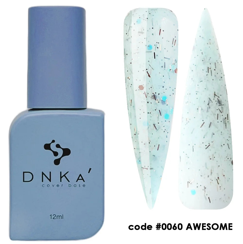 Комплект 5+1 ПОДАРЪК цветни каучукови основи DNKa` в луксозна кутия – DNKa за професионални нокти