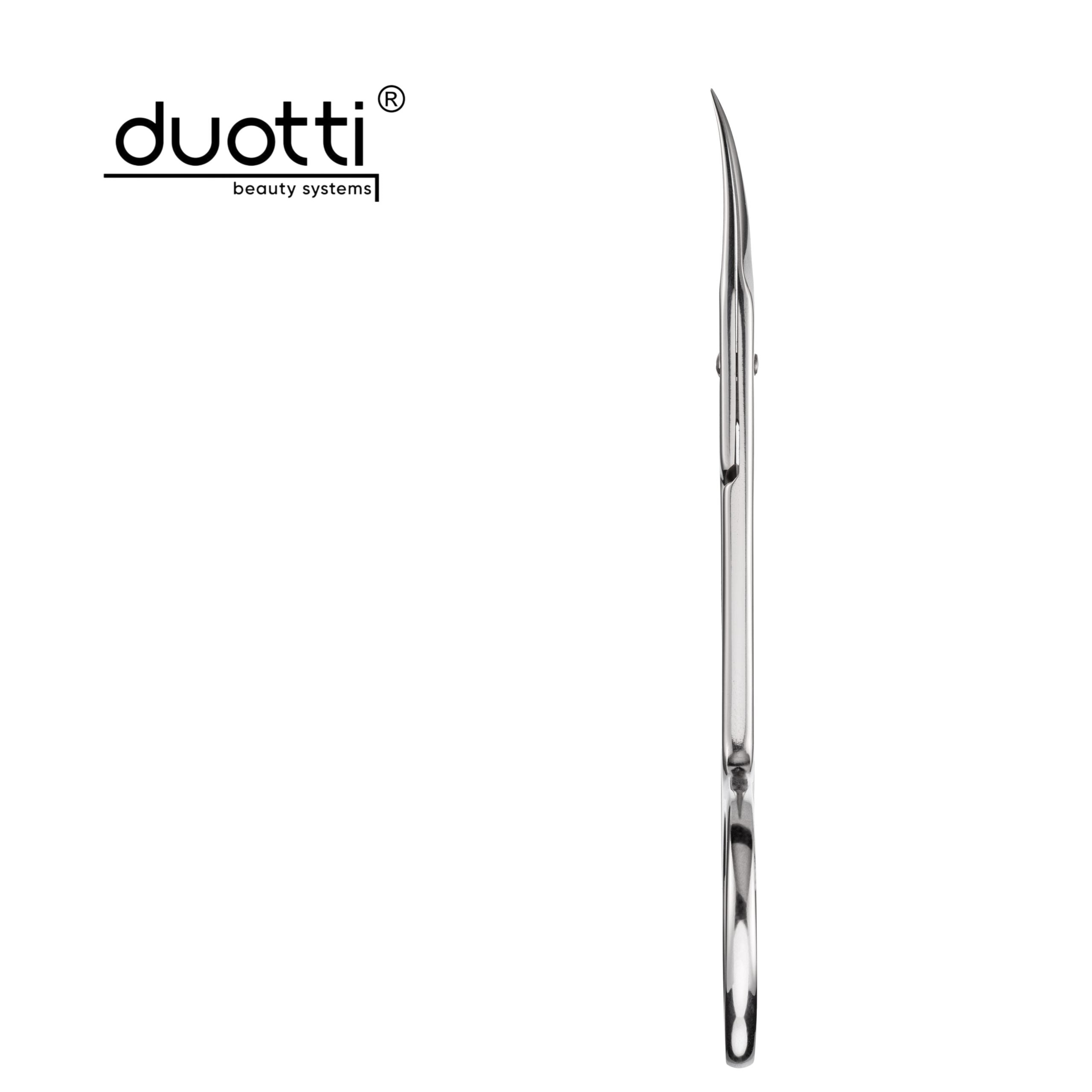 Професионална ножица за кожички Duotti  ULTRA 02, огледално полирана, L-99 mm, остриета 22 mm