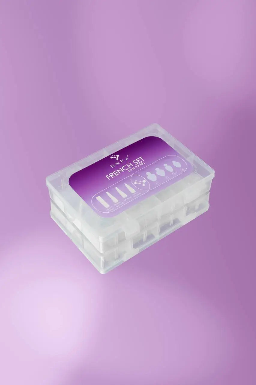 Сет за френски маникюр горни форми и молдове "DNKa" 192/96pcs – от категория Гелове за изграждане