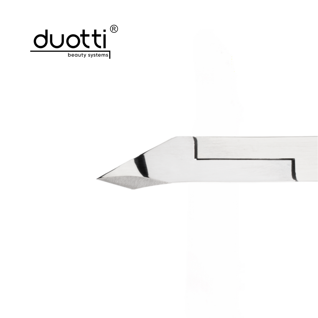 Професионални клещи за кожички Duotti PRO 01, матирани, L-111 mm, остриета 5 mm – Duotti Beauty Systems за професионални нокти