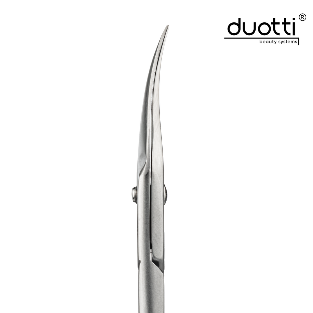 Професионална ножица за кожички Duotti PRO 01S, матирана, L-90 mm, остриета 17 mm – Duotti Beauty Systems за професионални нокти