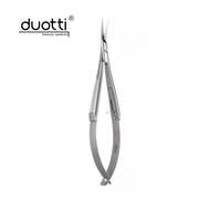 Професионална микро ножица за кожички Duotti DMS 01, матирана, L-120 mm, остриета 18 mm