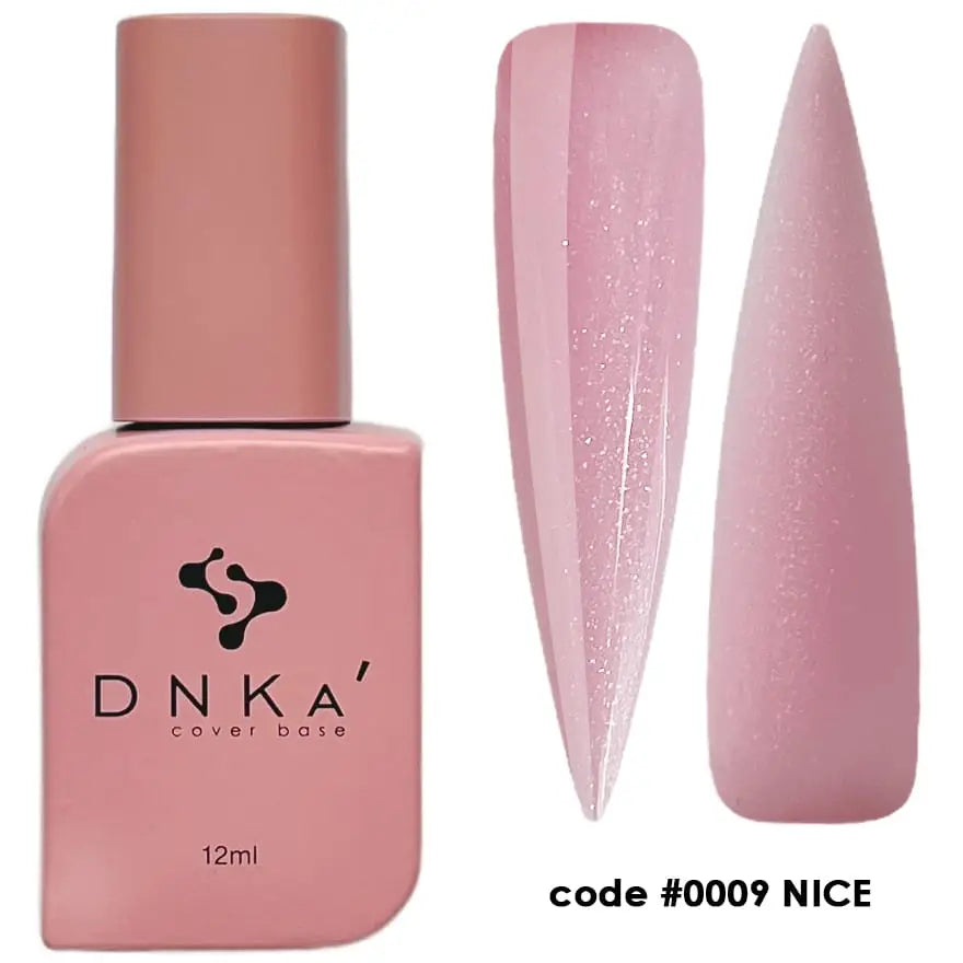 Цветна каучукова основа NEW FORMULA "DNKa" #0009 Nice – цветни основи от DNKa