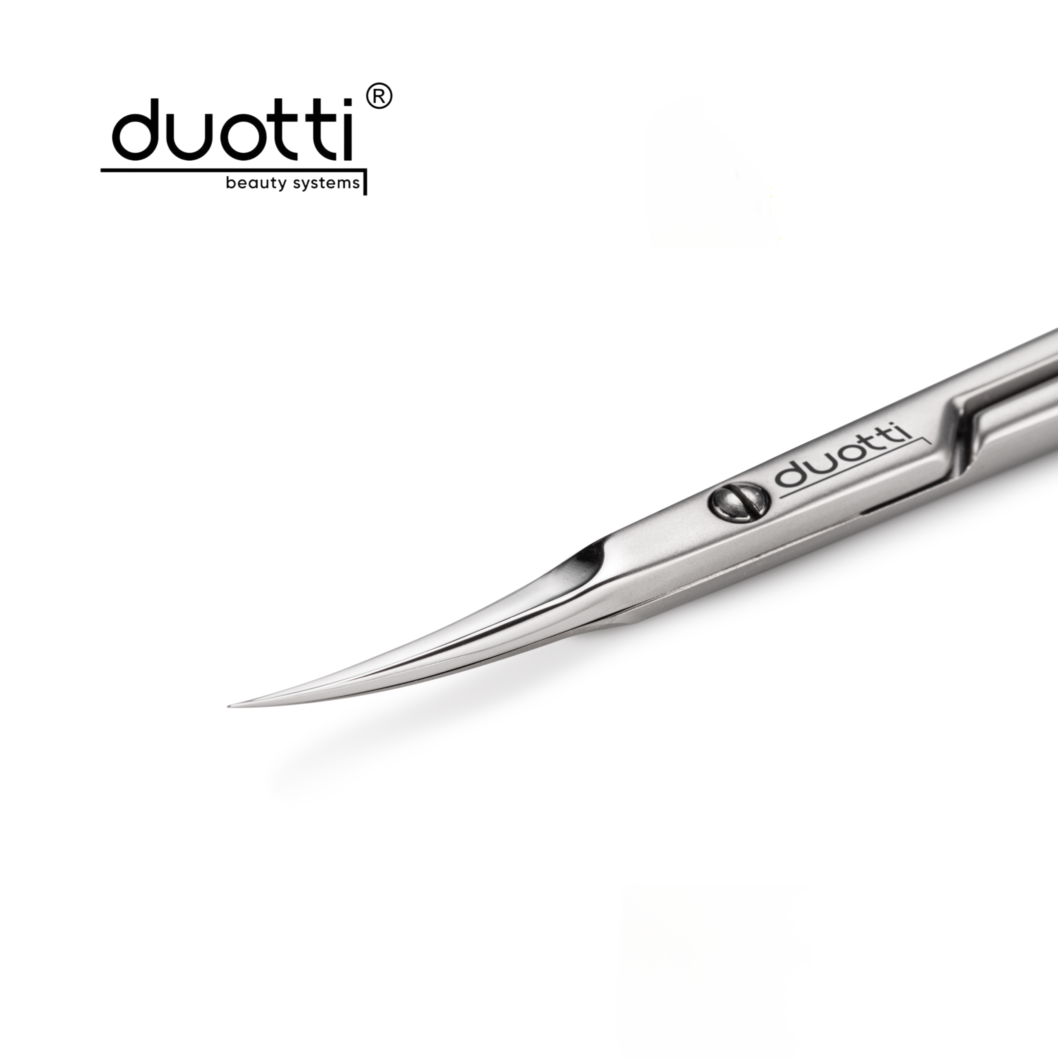 Професионална ножица за кожички Duotti PRO 02, матирана, L-99 mm, остриета 22 mm