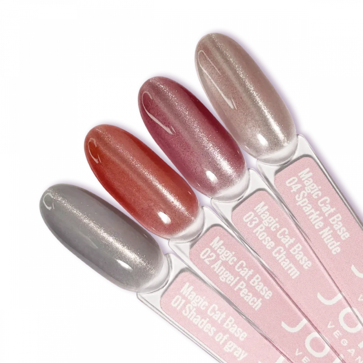 Цветна каучукова основа Magic Cat, 02 Angel peach JOIA vegan, 8 ml