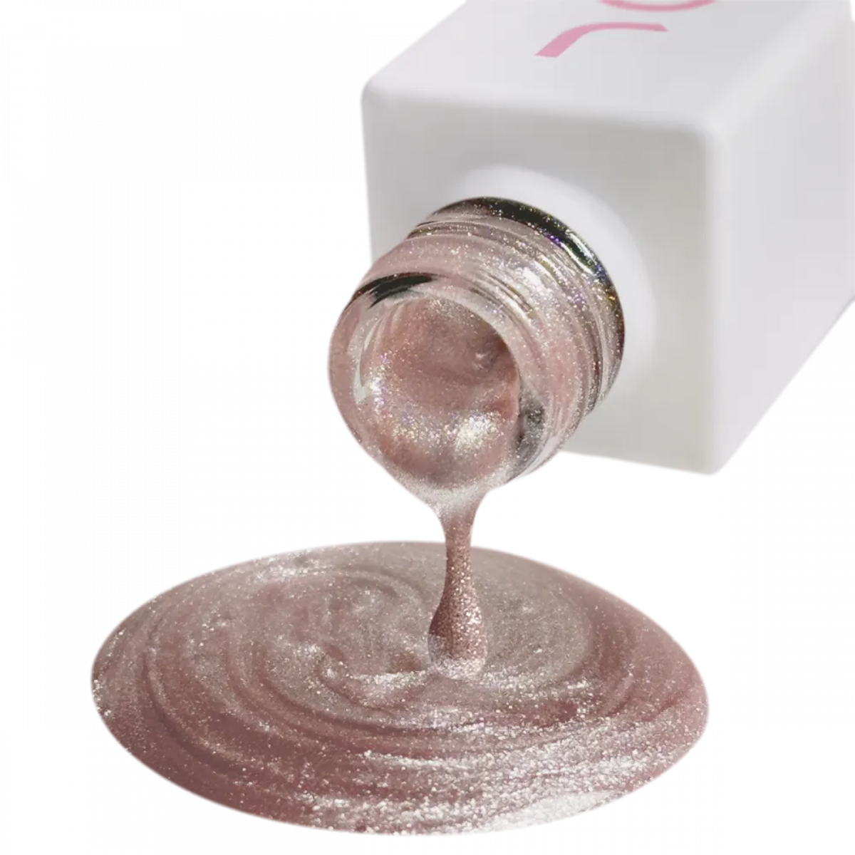 Цветна каучукова основа Magic Cat, 04 Sparkle nude JOIA vegan, 8 ml