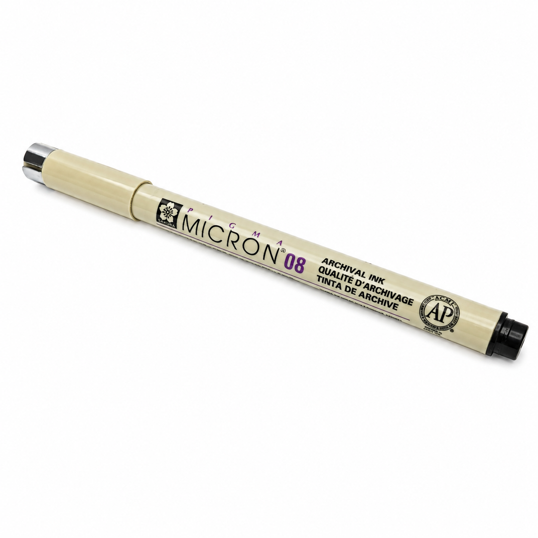 Черен Тънкописец Micron 08 – аксесоари за професионален маникюр