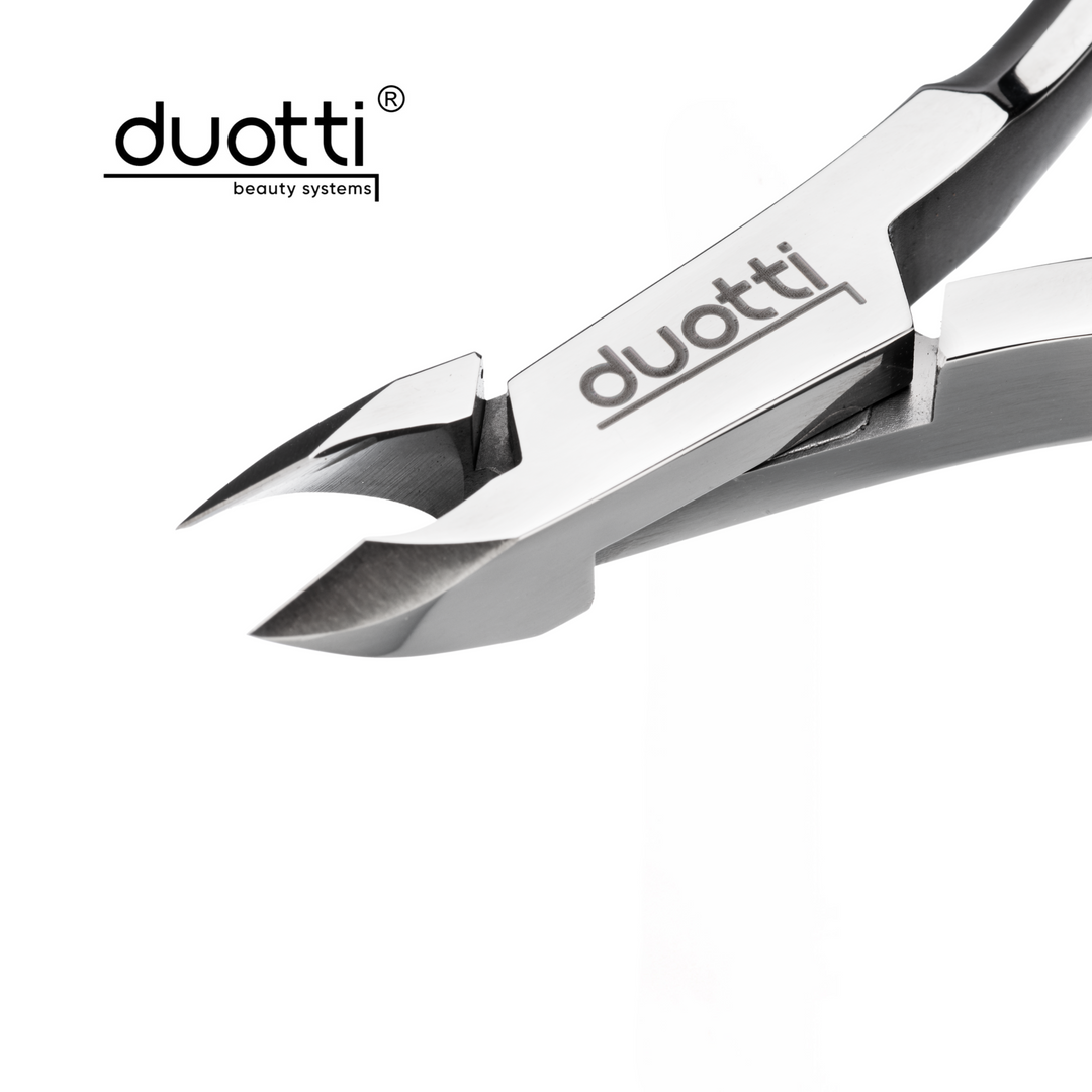 Професионални клещи за кожички Duotti PRO 01, матирани, L-111 mm, остриета 5 mm – от Elena Art Nails