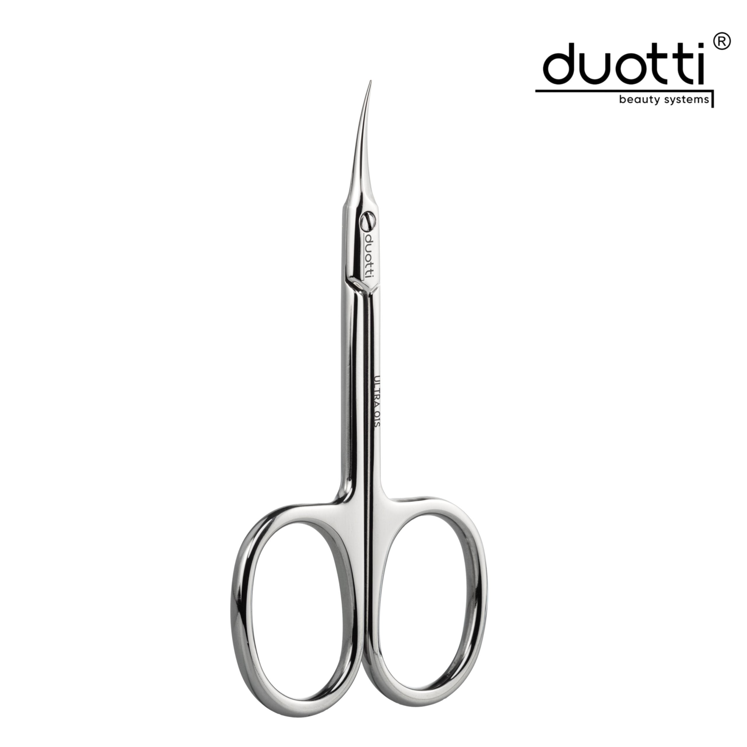 Професионална ножица за кожички Duotti  ULTRA 01S, огледално полирана, L-90 mm, остриета 17 mm